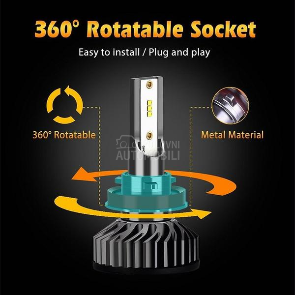 Led Sijalice HB3 SET PHI ZES chip