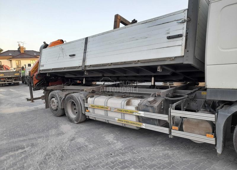 Volvo FM380,kiper kran