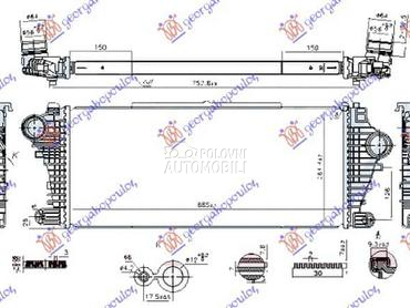 HLADNJAK INTERKULERA... za Opel Insignia za 2017. god.