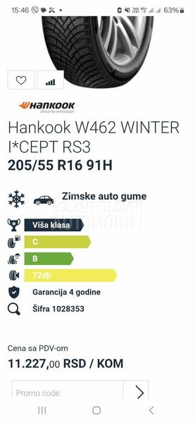 Hankook 205/55 R16 Zimska