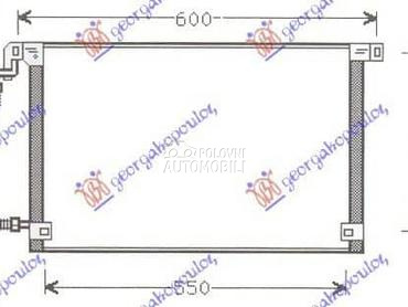 HLADNJAK KLIME (550x280) 2... za Citroen Saxo od 1999. do 2004. god.