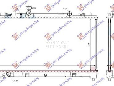 HLADNJAK MOTORA za Mazda 6 od 2002. do 2008. god.
