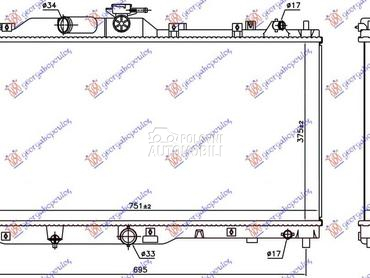 HLADNJAK MOTORA 1.5 D DIZEL za Mazda 2 od 2014. do 2020. god.