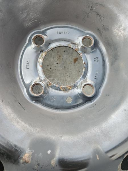 Čelične felne  15" 4 x 100