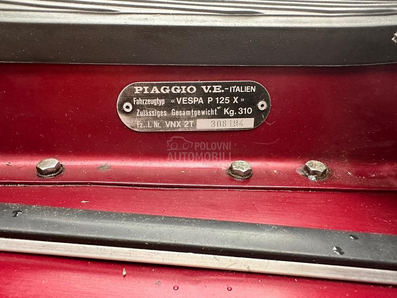 Piaggio P125X