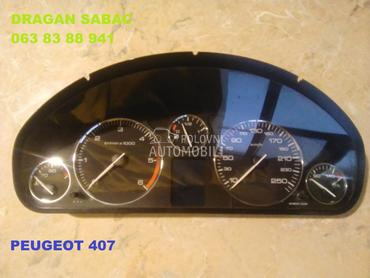 Kilometar sat - brzinomer za Peugeot 407 od 1996. do 2012. god.
