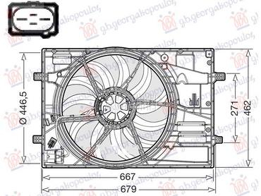 VENTILATOR 2.0 DIZEL - 1.4/... za Audi A3 od 2020. do 2026. god.