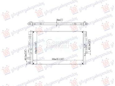 HLADNJAK MOTORA DODATNI 4.0... za Mercedes Benz E Klasa od 2016. do 2020. god.