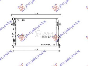 HLADNJAK MOTORA 1.2 TSi BEN... za Audi A3 od 2016. do 2020. god.