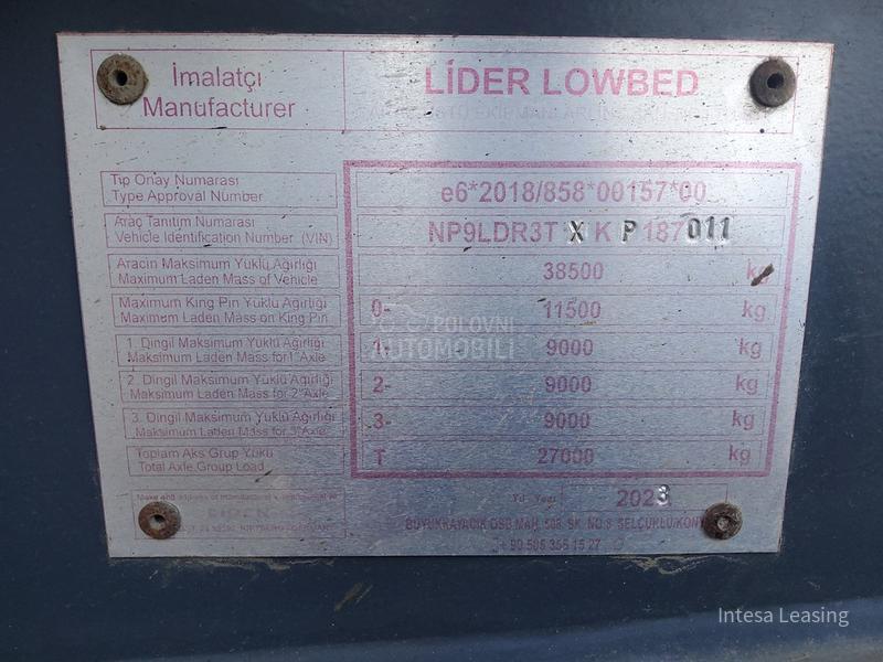 Lider Trailer LDR3T