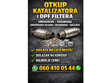 otkup katalizatora i dpf  