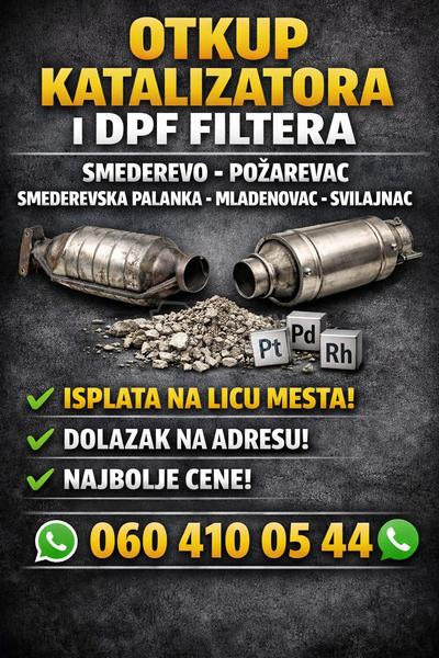 otkup katalizatora i dpf