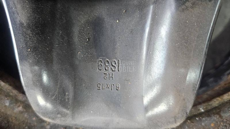 Čelične felne  15" 4 x 100