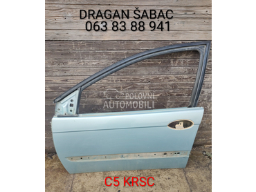 Vrata prednja leva za Citroen C5 od 2000. do 2007. god.