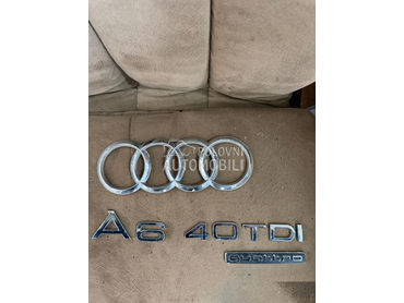 Oznake na gepek 40tdi za Audi A6