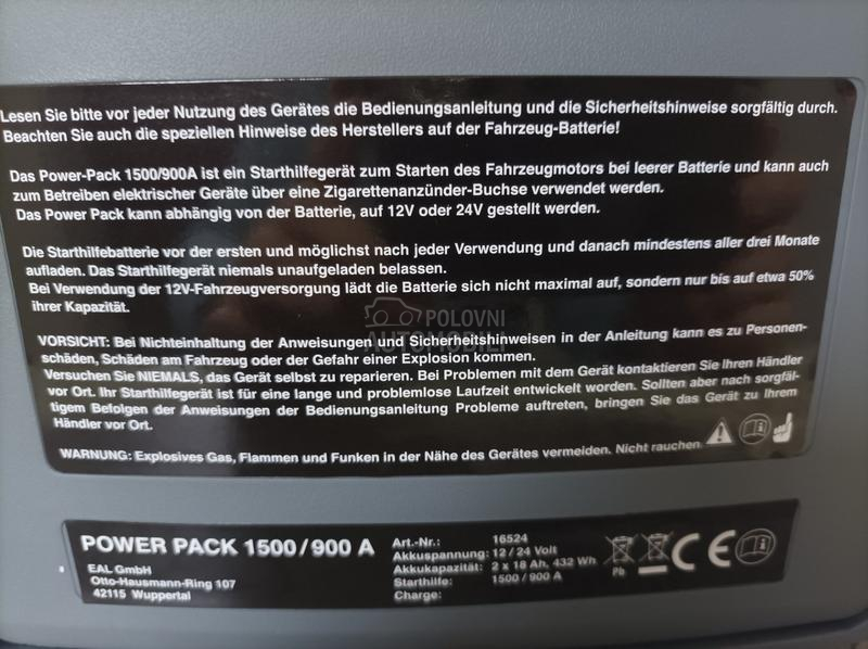 Bank baterija-starzer