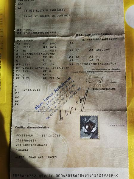 Renault Trafic sanitet