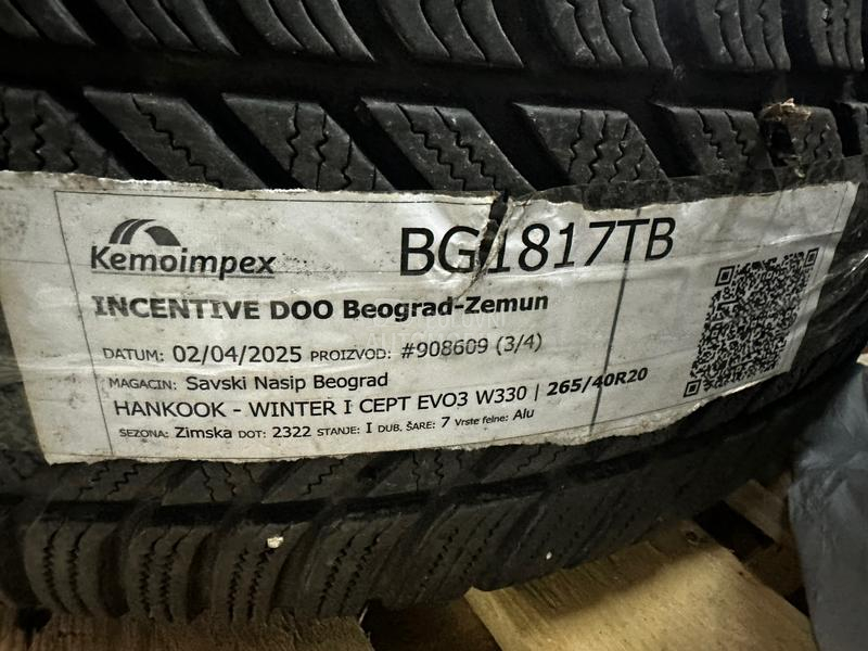 Hankook 265/40 R20 Zimska