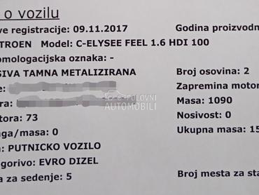 Citroen C-ELYSEE 1.6 HDI