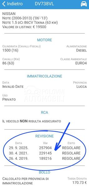 Nissan Note 1.5Dci TEKNA