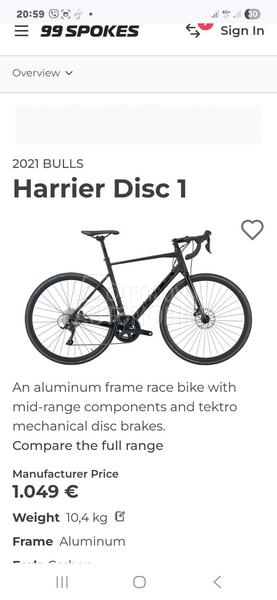 Bulls Harrier Disc 1 SORA 51cm