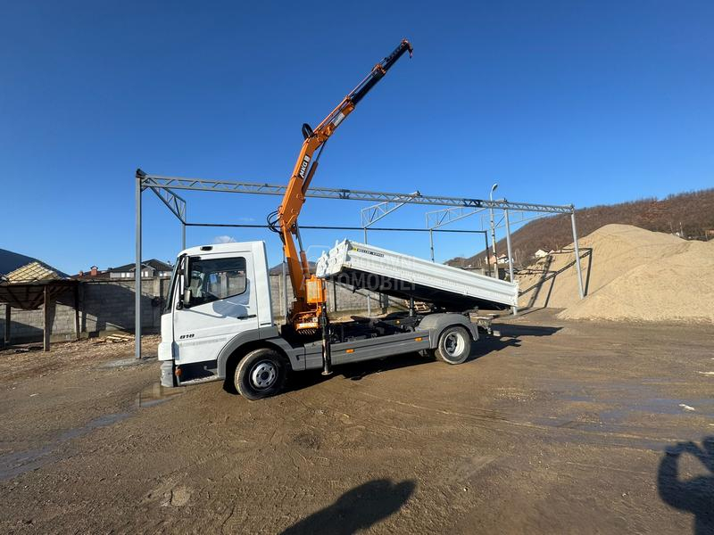 Mercedes Benz atego818 kiper kran
