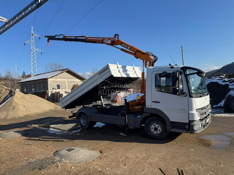Mercedes Benz atego818 kiper kran