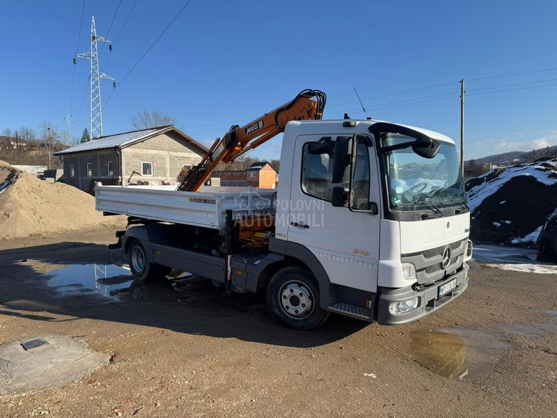 Mercedes Benz atego818 kiper kran