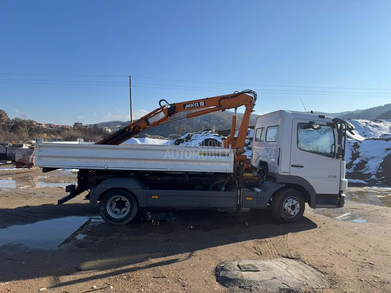 Mercedes Benz atego818 kiper kran