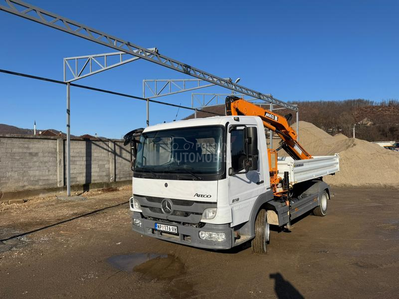 Mercedes Benz atego818 kiper kran