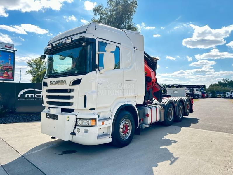 Scania R730/Tegljač,Kran/LTK336