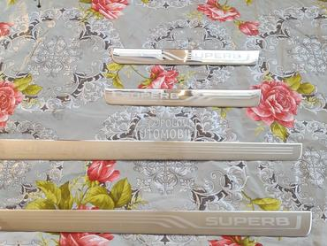 Lajsne za prag hromirane za Škoda Superb od 2015. do 2019. god.