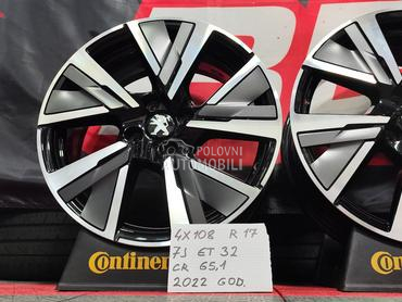 Aluminijumske felne  17" 4 x 108