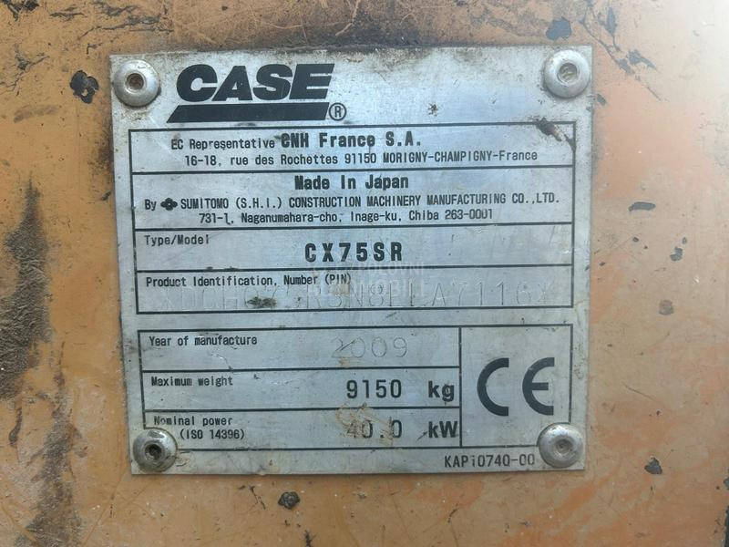 Case CX 75 SR
