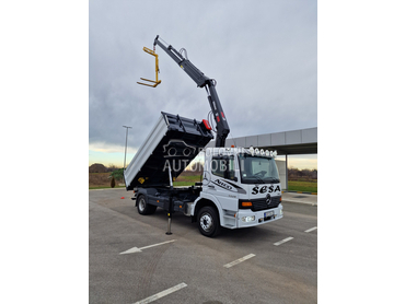 Mercedes Benz Atego 1328 Kiper Kran