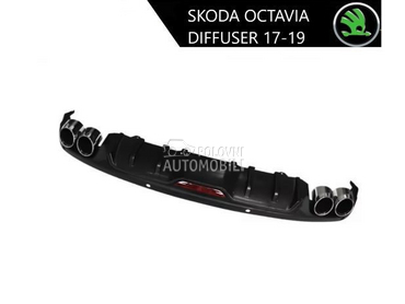 A7 zadnji difuzor za Škoda Octavia od 2017. do 2019. god.