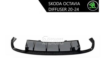A7 zadnji difuzor za Škoda Octavia od 2020. do 2024. god.