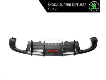 Zadnji difuzor za Škoda Superb od 2016. do 2019. god.