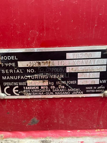 Takeuchi Tb 290