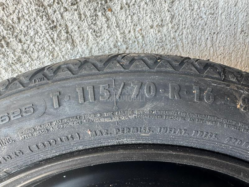 Rezerni točak ćopavac 5x110 R16