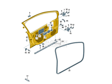 Vrata leva za Volkswagen Polo od 2010. do 2018. god.