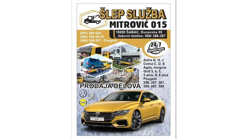 Aluminijumske felne  16" 4 x 100