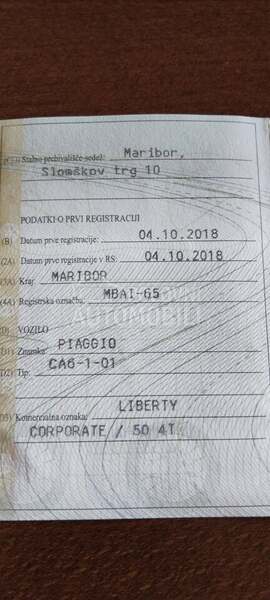 Piaggio liberty 50 4t 2018