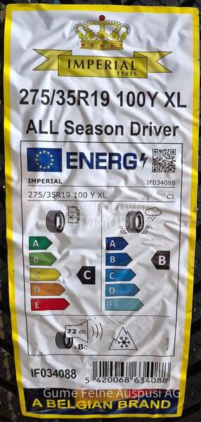 Imperial 275/35 R19 Sve sezone