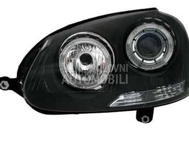 Kristalni farovi Angel Eyes za Volkswagen Golf 5
