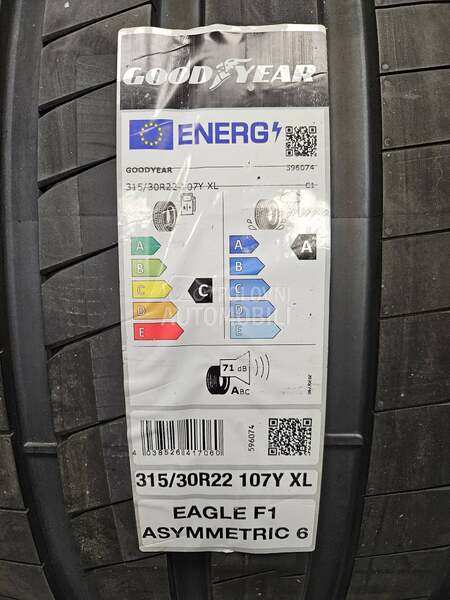 Goodyear 315/30 R22 Letnja