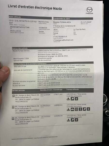 Mazda CX-3 SKYACTIV SWIS