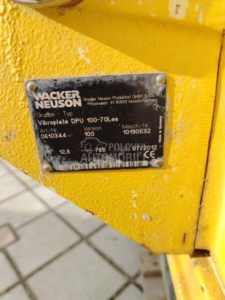 Wacker NEUSON DPU100/70Les