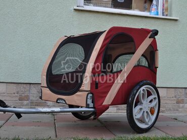 Leopet prikolica - riksa za bicikl za pse - psa