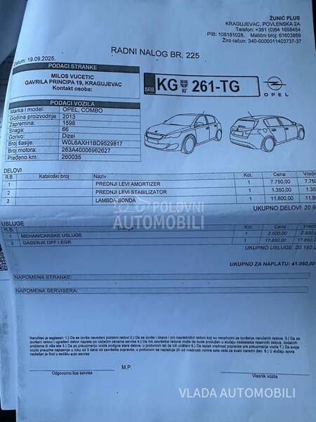 Opel Combo 1.6 MULTIJET